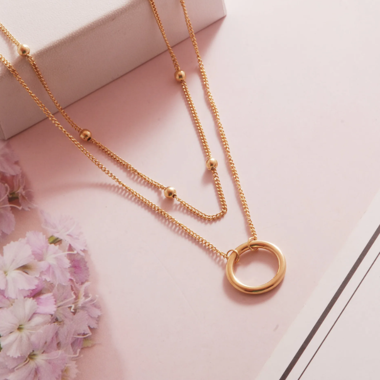 Chavri - Doppellagige Perlenkette