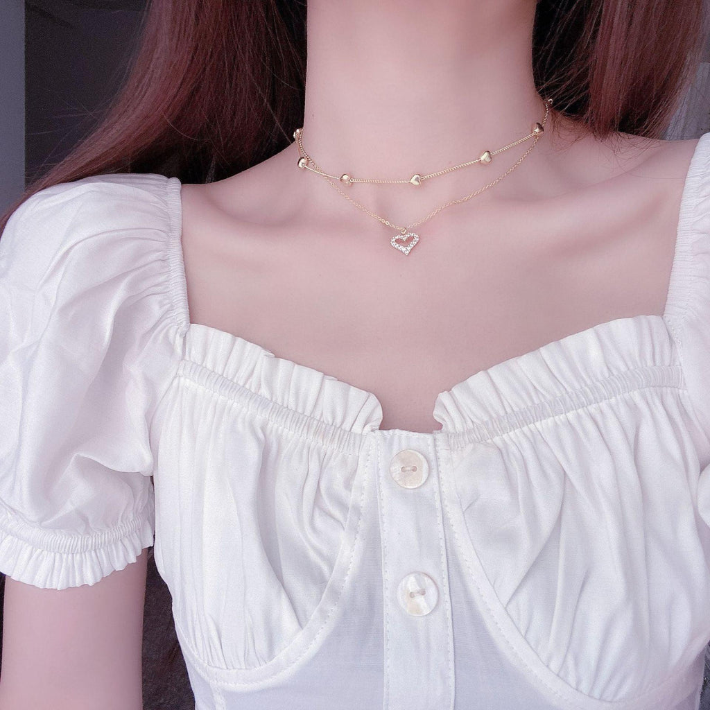 Doppelreihige Herzkette