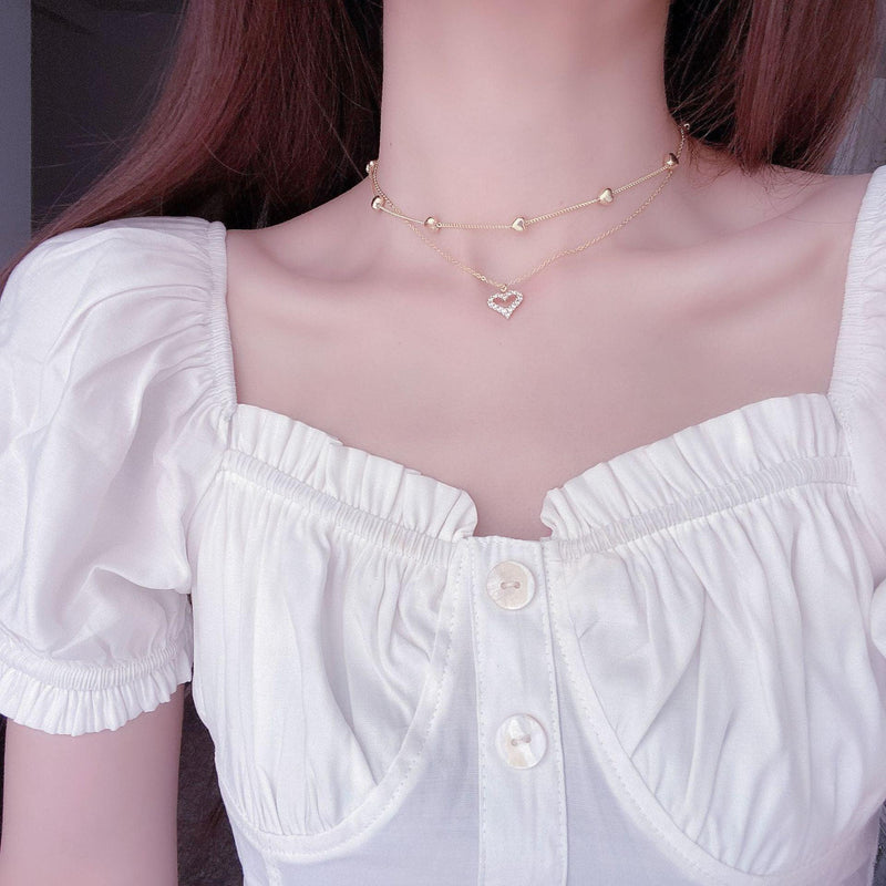 Doppelreihige Herzkette