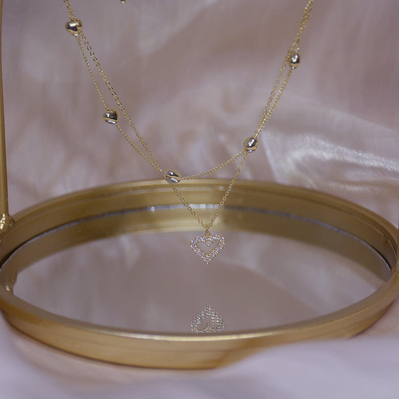 Doppelreihige Herzkette