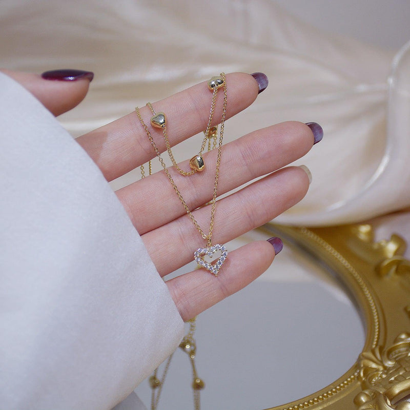 Doppelreihige Herzkette