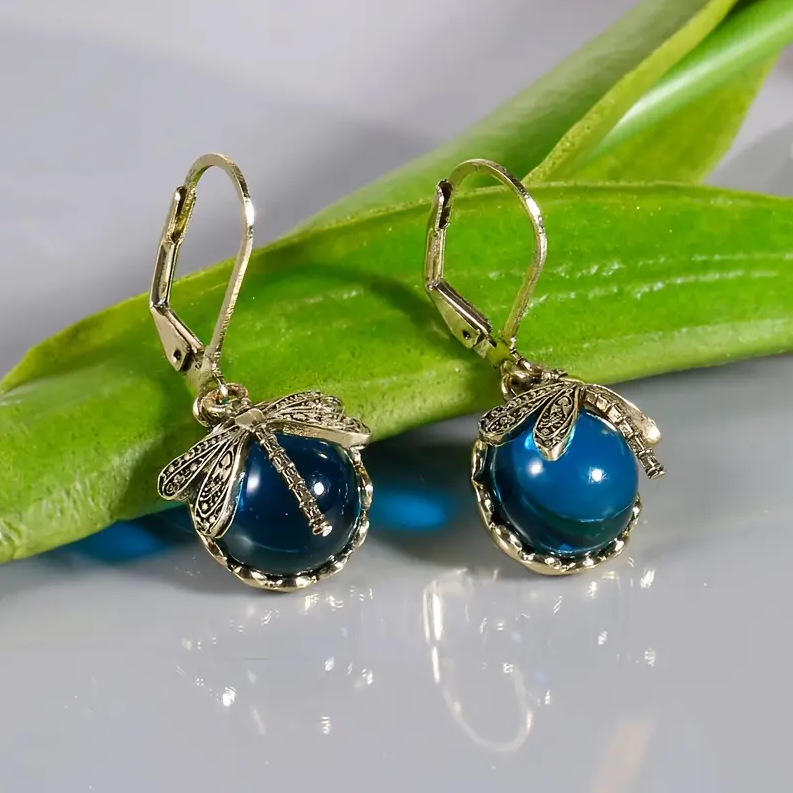 Chavri - Nostalgische Libellen-Ohrringe