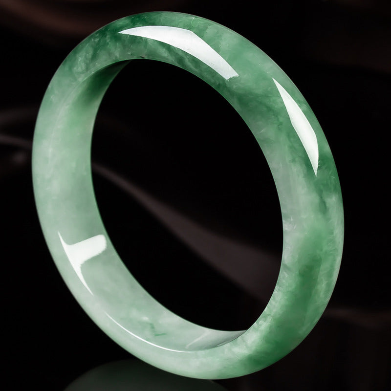 Carmiora Glückssegen-Armreif aus natürlicher Jade