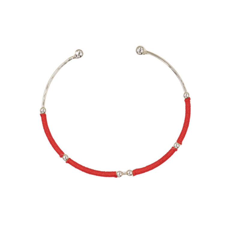Carmiora Red String Blessing Protection Manschettenarmband