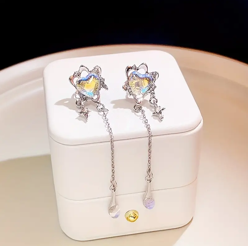 Chavri - Stellar Herz Quaste Ohrringe