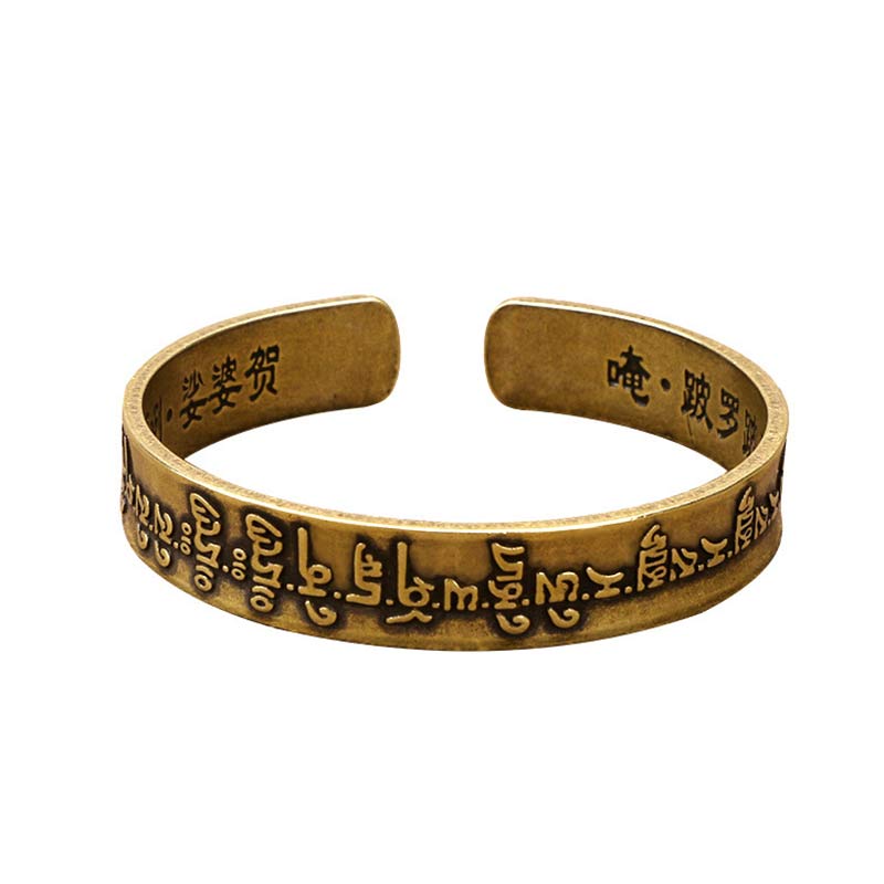 Carmiora tibetischer Sanskrit-Kupfer-Heilarmband-Armreif