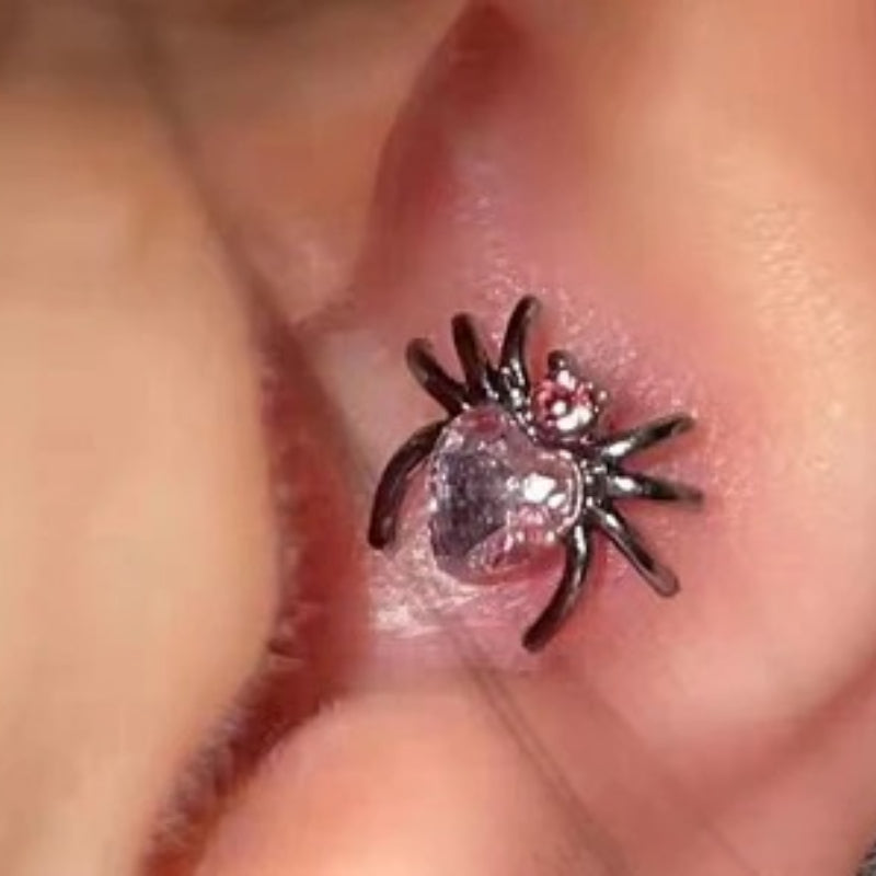 Rebel Sparkle Punk Ästhetische Strass Ohrstecker