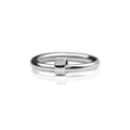 Ella - 925 Silberring mit kleinem Silberspinner