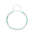 Smaragd Verstellbares Armband Silber