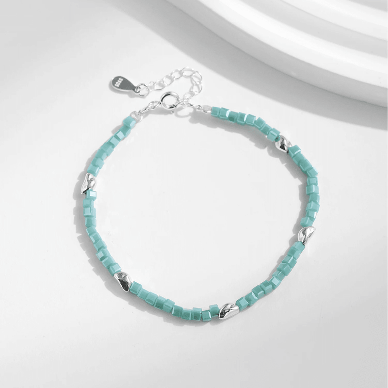 Smaragd Verstellbares Armband Silber