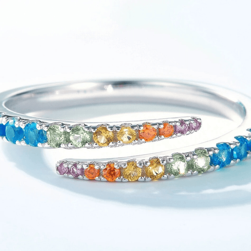 Verzauberter funkelnder Solitärring