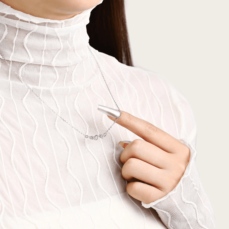 Eternal Spark Moissanit-Halskette