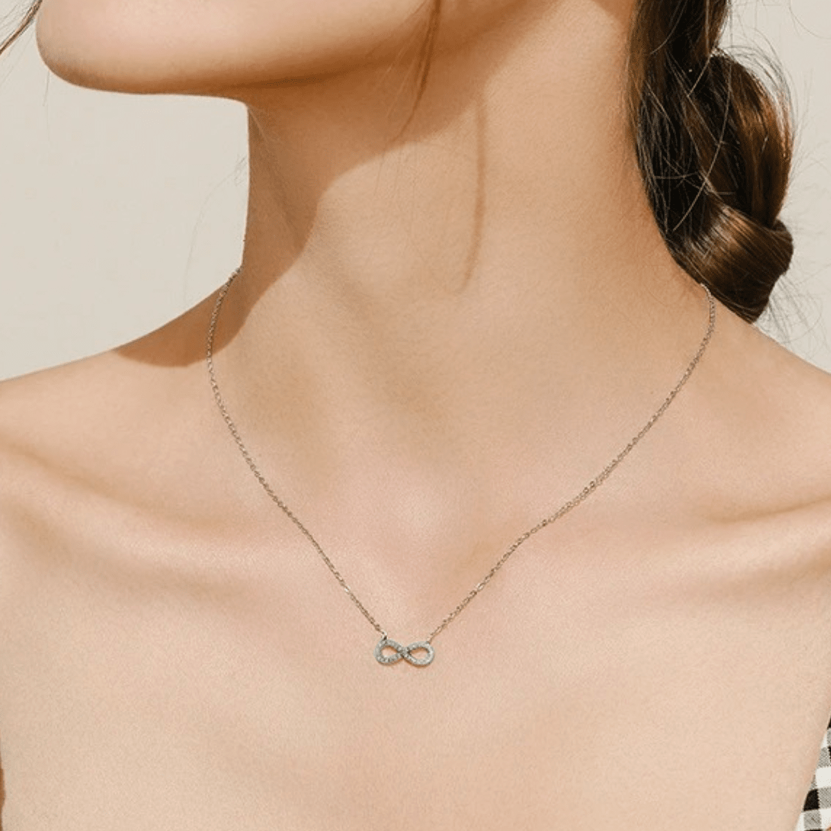 Ewige Halskette - Ewige türkisfarbene Funkenhalskette