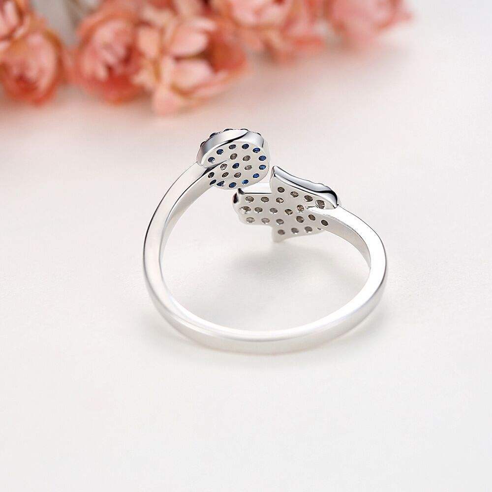 Ring mit bösem Blick und Hamsa-Hand