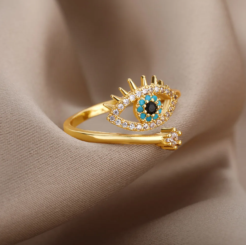 Carmiora - Türkischer Böses-Auge-Ring