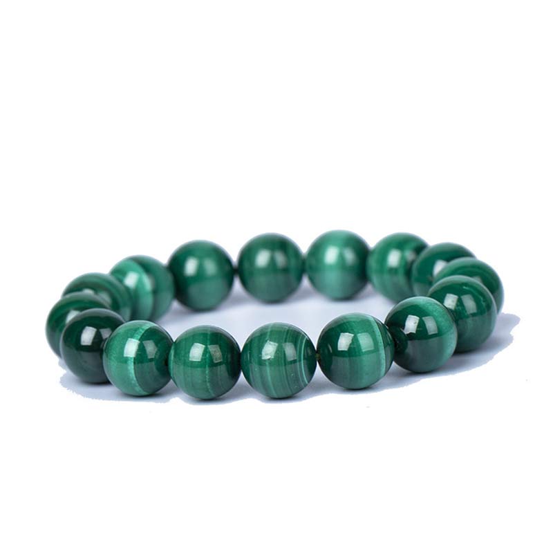 Carmiora natürliches Malachit-Schutz-Ruhe-Armband