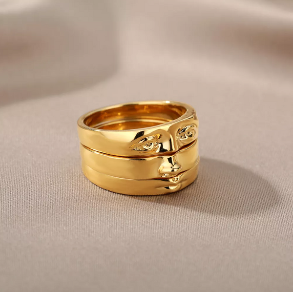 Carmiora - Mehrschichtiger Gesichtsring