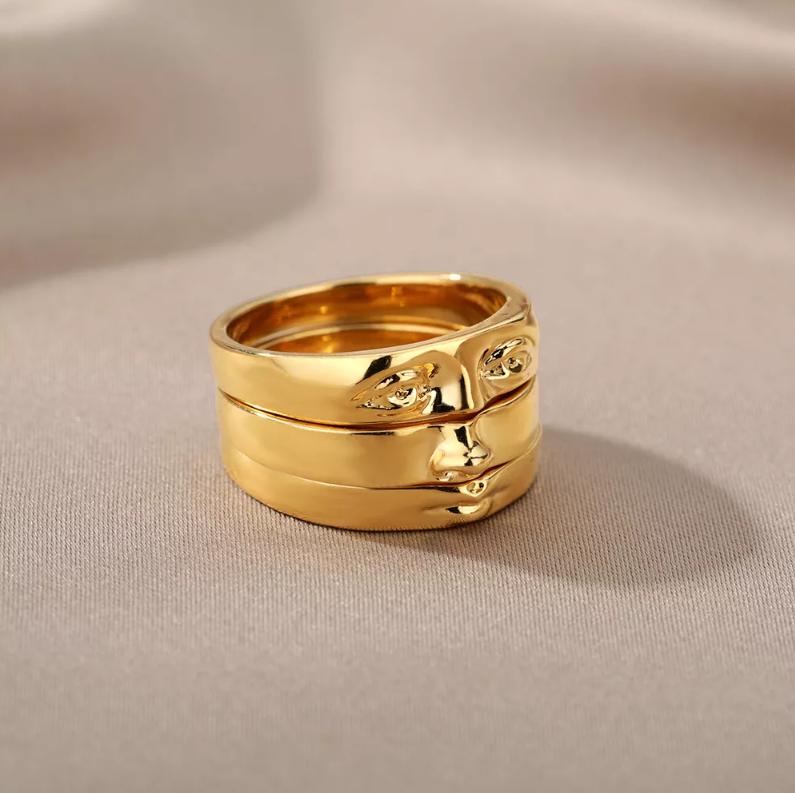 Carmiora - Mehrschichtiger Gesichtsring