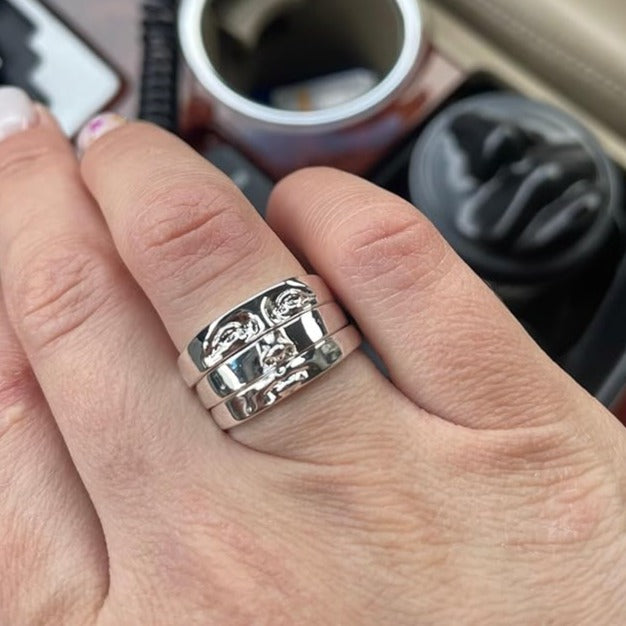 Chavri - Mehrschichtiger Gesichtsring