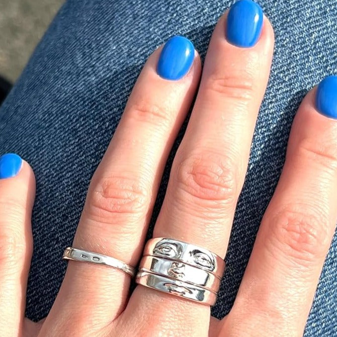 Carmiora - Mehrschichtiger Gesichtsring