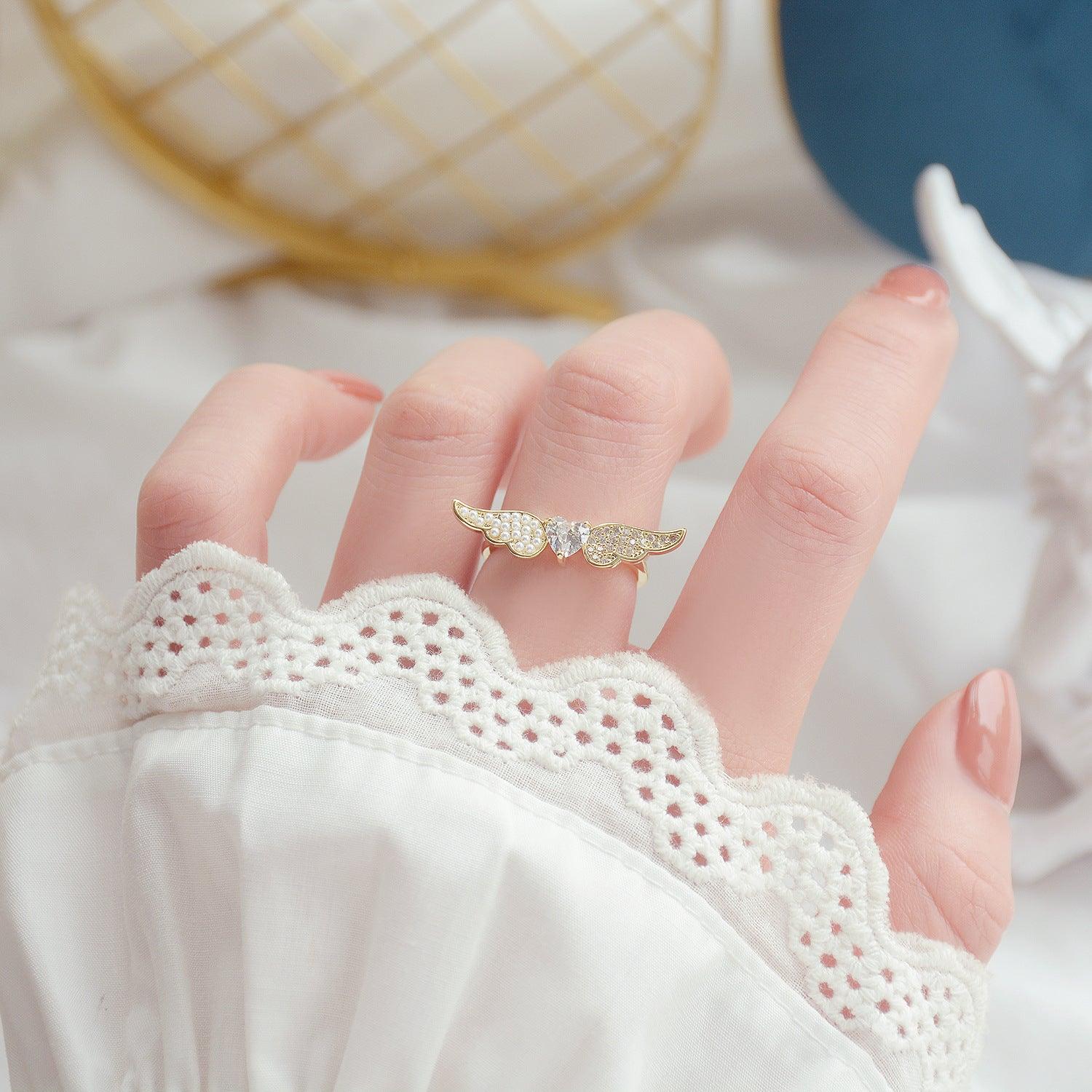 Feenflügel-Ring-Set