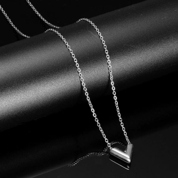 Zarte V-förmige geometrische Schlüsselbeinkette Anhänger Halskette Schmuck Sets