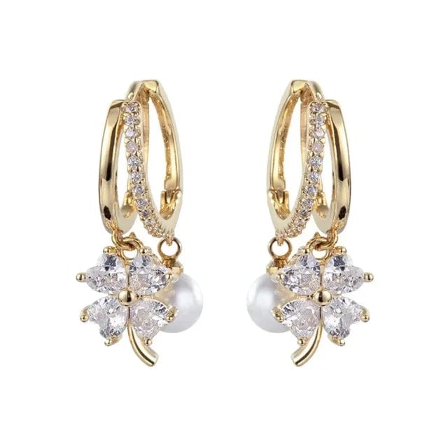 Modische Ohrringe aus Naturstein