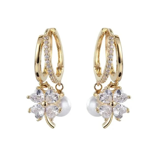 Modische Ohrringe aus Naturstein