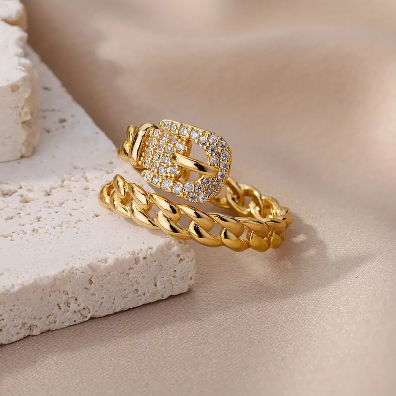 Chavri - Modisch funkelnde Kettenringe