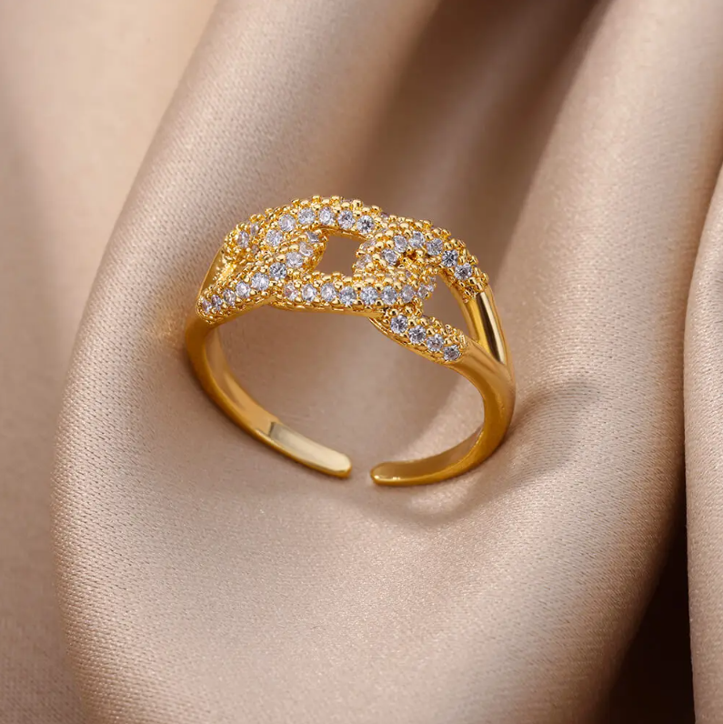 Chavri - Modisch funkelnde Kettenringe