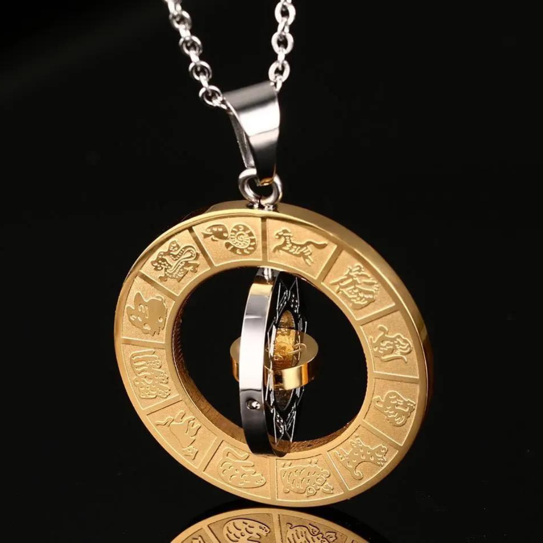 Rotierende Feng Shui-Schutzhalskette