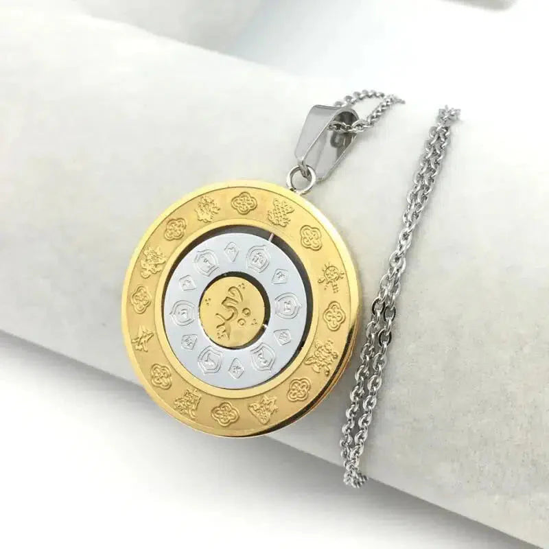 Rotierende Feng Shui-Schutzhalskette