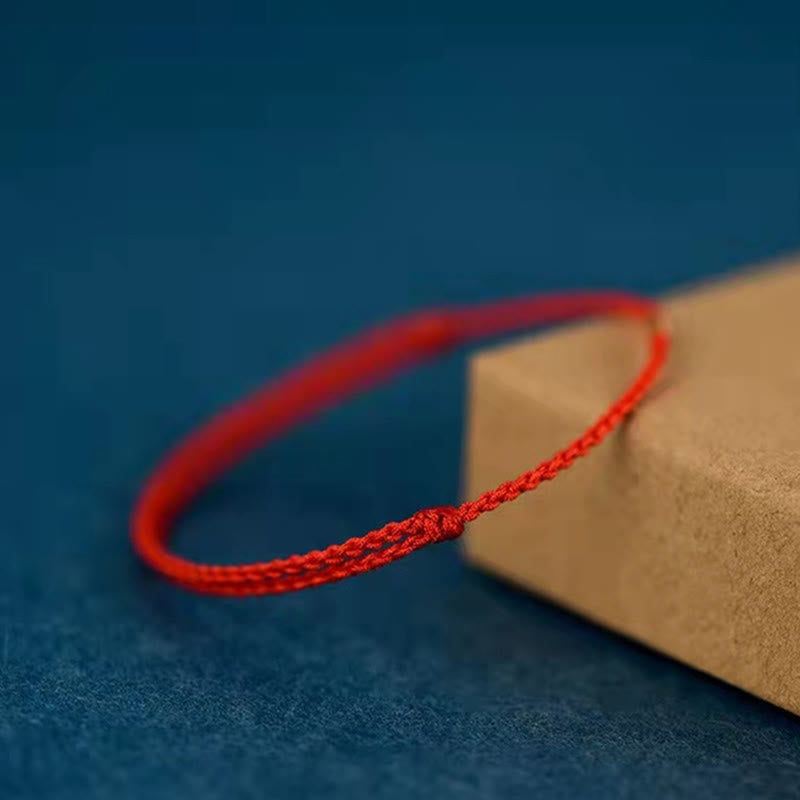 Carmiora Lucky Golden Bead geflochtenes Armband-Fußkettchen