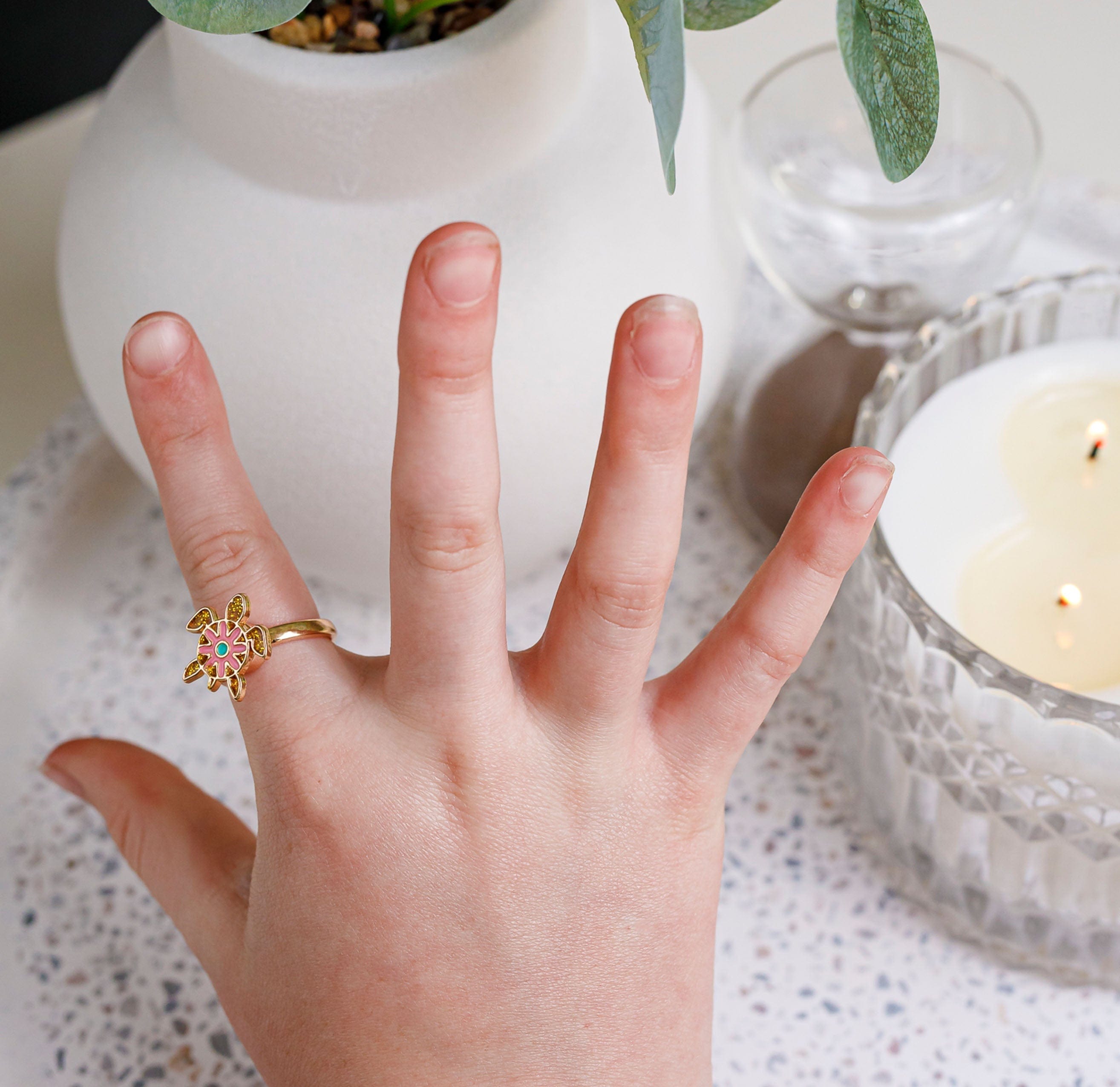 Fidget Spinner Ring für Kinder