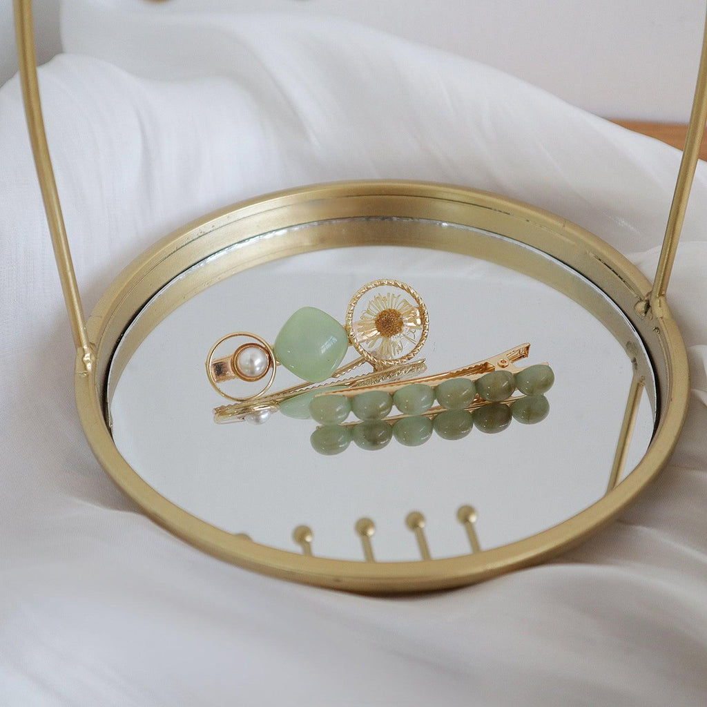 Haarspangen-Set mit Blumenmuster