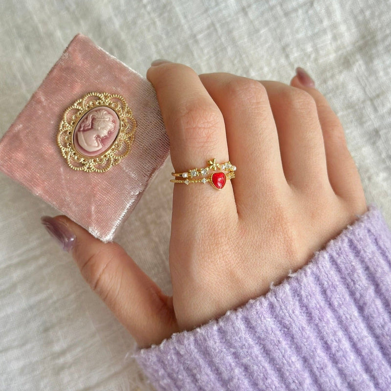 Blumenherzring - Jaimie