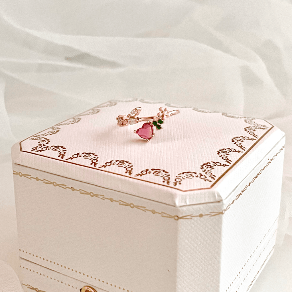 Blumenherzring - Mia