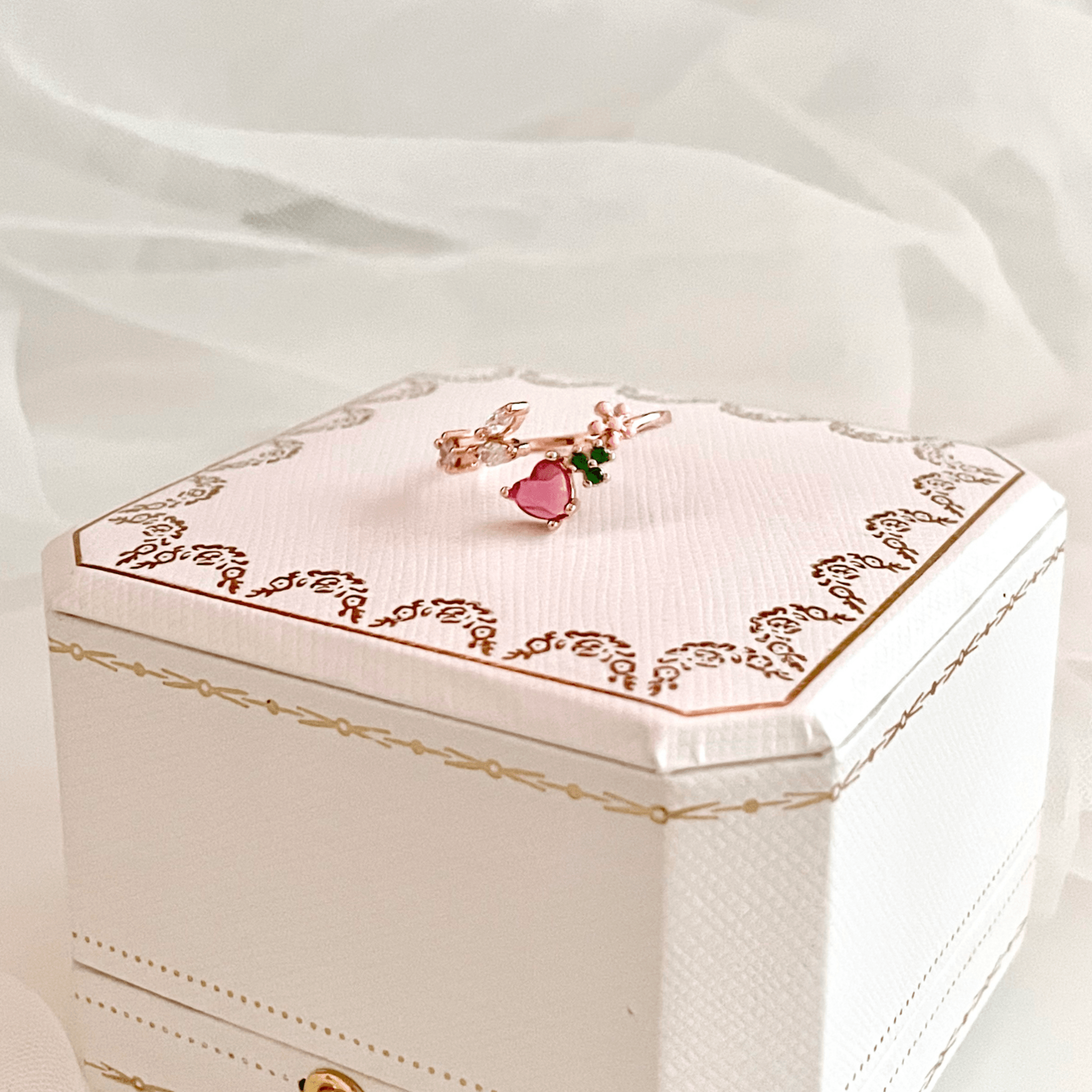 Blumenherzring - Mia