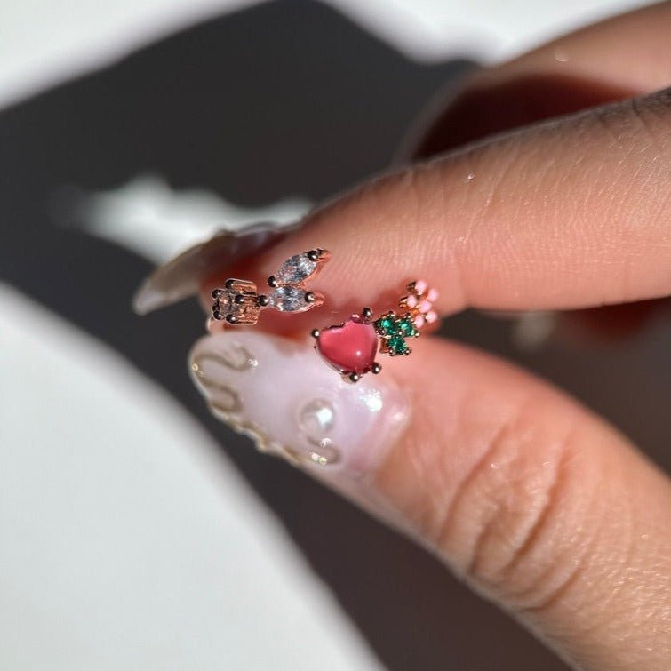 Blumenherzring - Mia