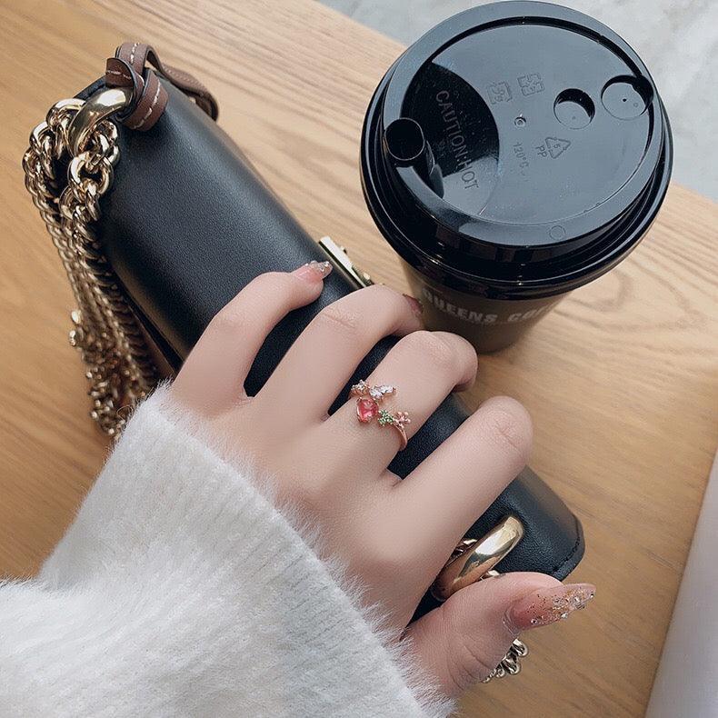 Blumenherzring - Mia