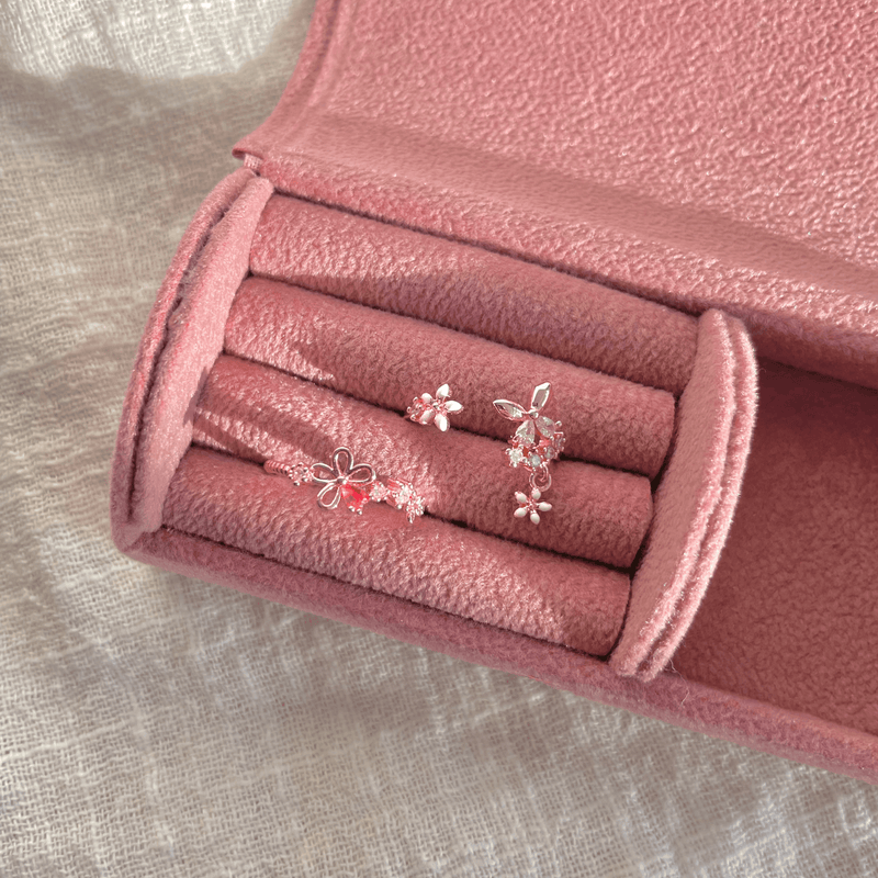 Blumenring aus Roségold (2 Stile)