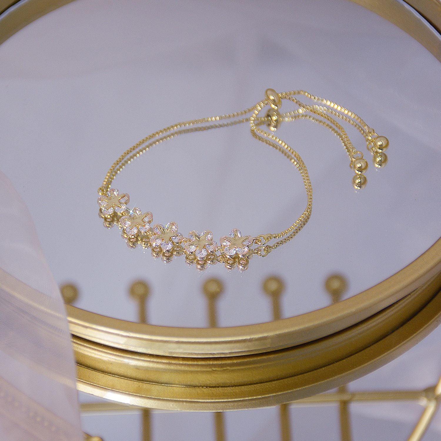 Blumenarmband - Andrea