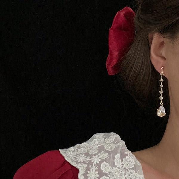 Blumen-Tropfen-Ohrringe - Amanda