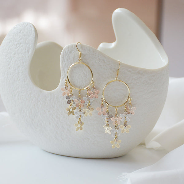 Blumen-Tropfen-Ohrringe - Belinda