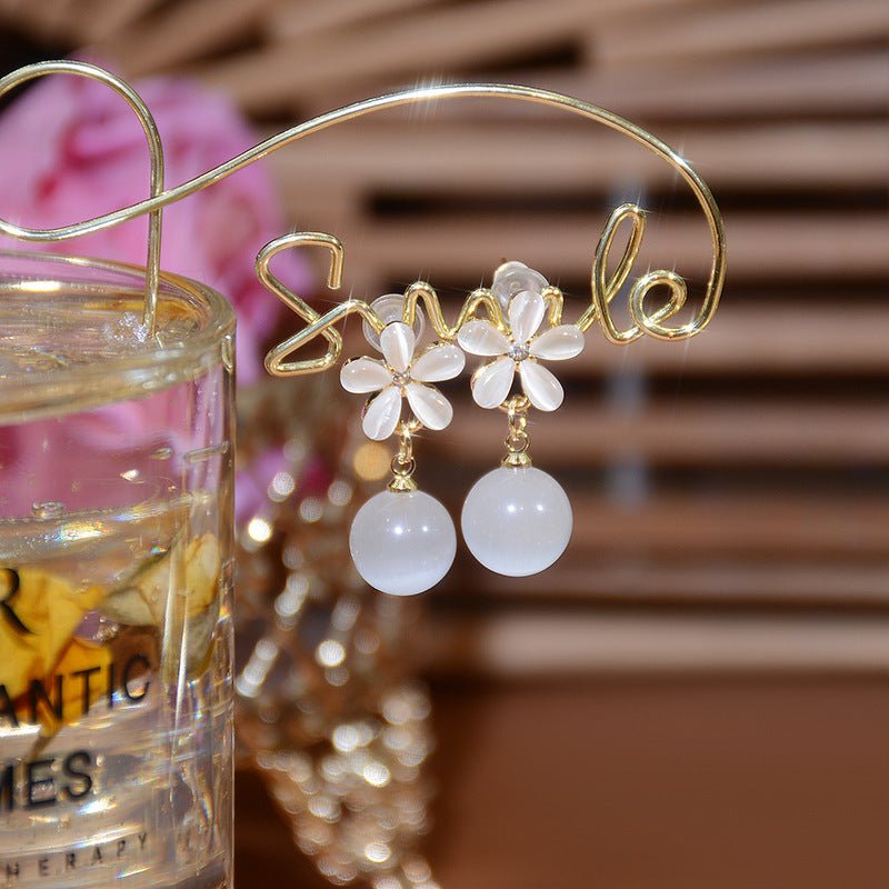 Blumen-Tropfen-Ohrringe - Rainey