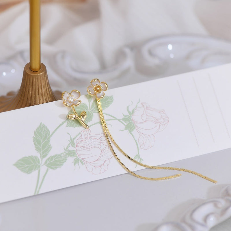 Blumen-Tropfen-Ohrringe - Rita