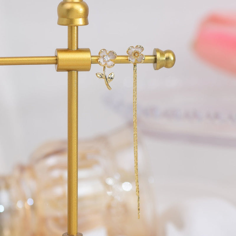 Blumen-Tropfen-Ohrringe - Rita