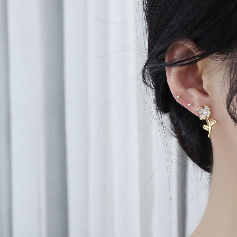 Blumen-Tropfen-Ohrringe - Rita