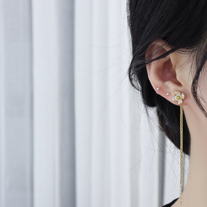 Blumen-Tropfen-Ohrringe - Rita