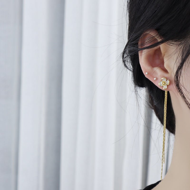 Blumen-Tropfen-Ohrringe - Rita